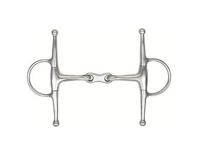 Full Cheek French Link Snaffle Bit - Vision Saddlery