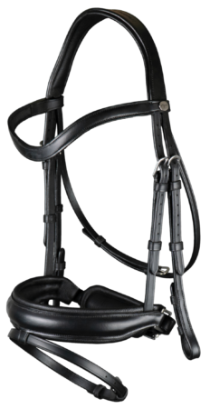 Dy'on Working Collection Large Crank Flash Noseband Bridle - 2 Colours - Vision Saddlery