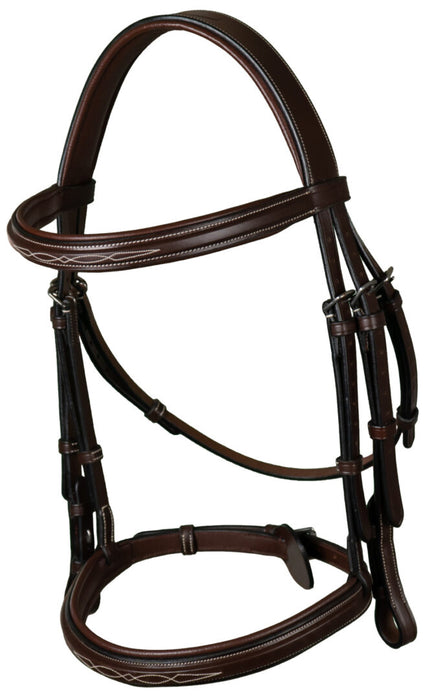 Dy'on Hunter Collection Cavesson Noseband Bridle - Vision Saddlery