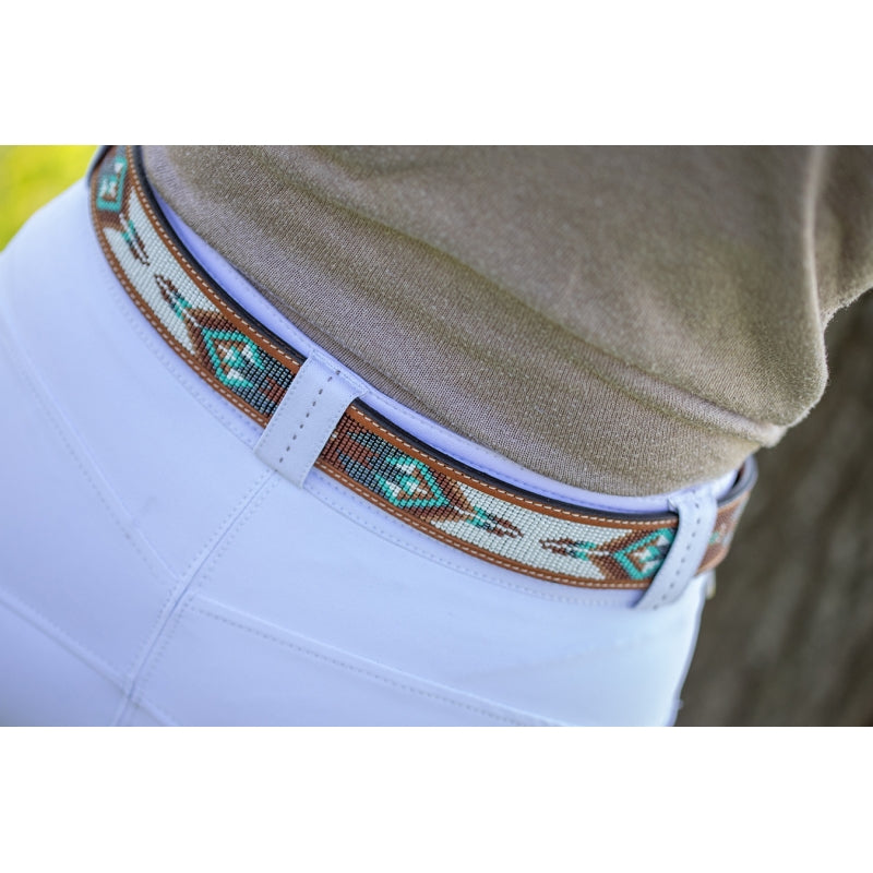 Penelope Pearl Belt - BRANDY - Vision Saddlery