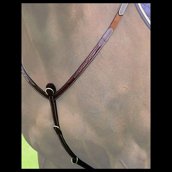 Dy'on Hunter Collection Fancy Breastplate - Vision Saddlery
