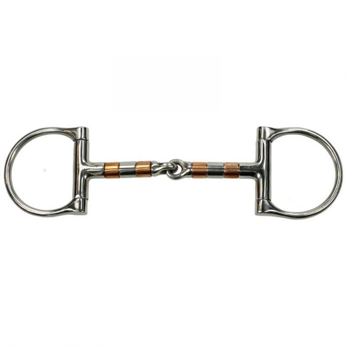 Dee Ring Copper Roller Snaffle - Vision Saddlery