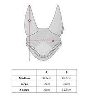 LeMieux Diamante Acoustic Fly Hood - 2 Colours - Vision Saddlery