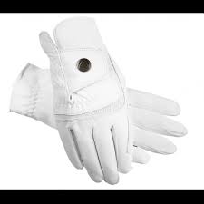 SSG Hybrid Gloves - WHITE - Vision Saddlery