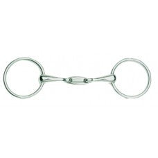 Loose Ring Double Broken Snaffle w/ Oval Link - Vision Saddlery