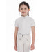 CLEARANCE Horseware Kids Sara Short Sleeve Competition Shirt White - Vision Saddlery