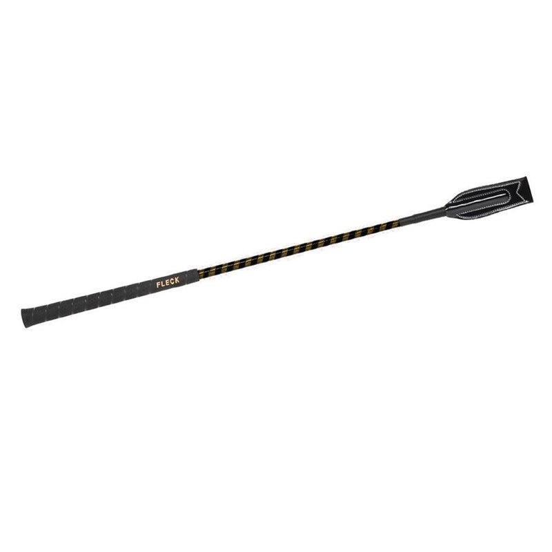 Fleck Patent Leather Wrapped Crop - Vision Saddlery