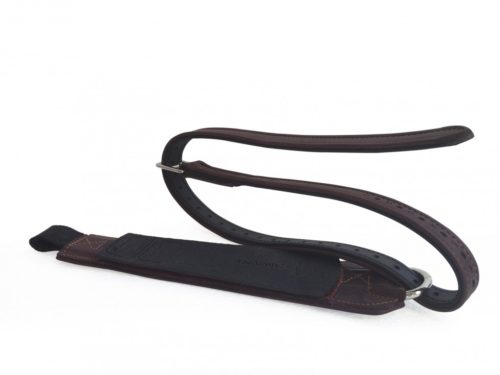 FreeJump ProGrip Stirrup Leathers-Havana - Vision Saddlery