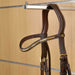 Dy'on D Collection Brass Clincher Leather V-Shaped Browband - Vision Saddlery