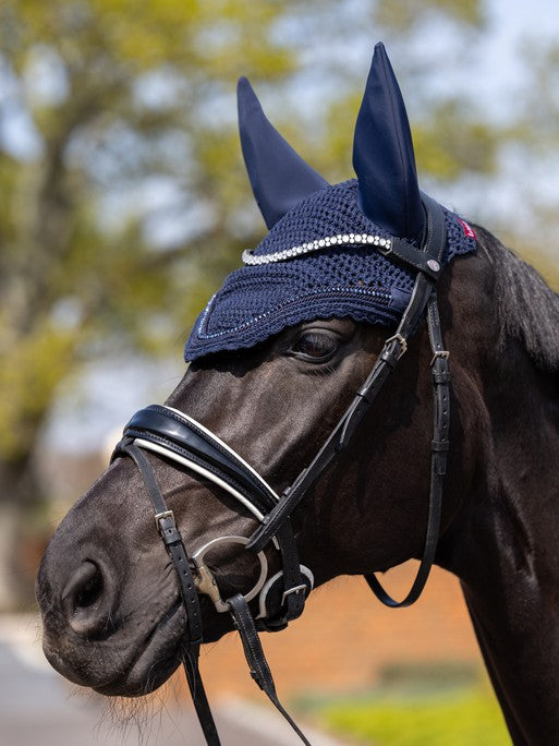 LeMieux Diamante Acoustic Fly Hood - 2 Colours - Vision Saddlery