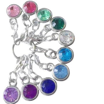 MBC Bridle Charm - Solitaire Crystal - VARIOUS COLOURS - Vision Saddlery