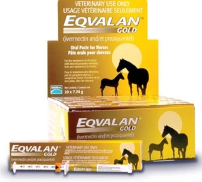 Eqvalan Gold Wormer 7.74gm - Vision Saddlery