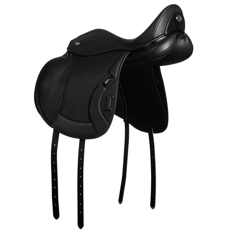 Ikonic Light Dressage Calflined Double Flap Saddle - Vision Saddlery