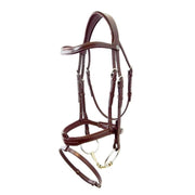 Antares Signature Flash Noseband Snaffle Bridle - Vision Saddlery