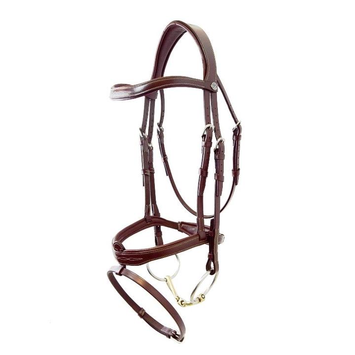 Antares Signature Flash Noseband Snaffle Bridle - Vision Saddlery