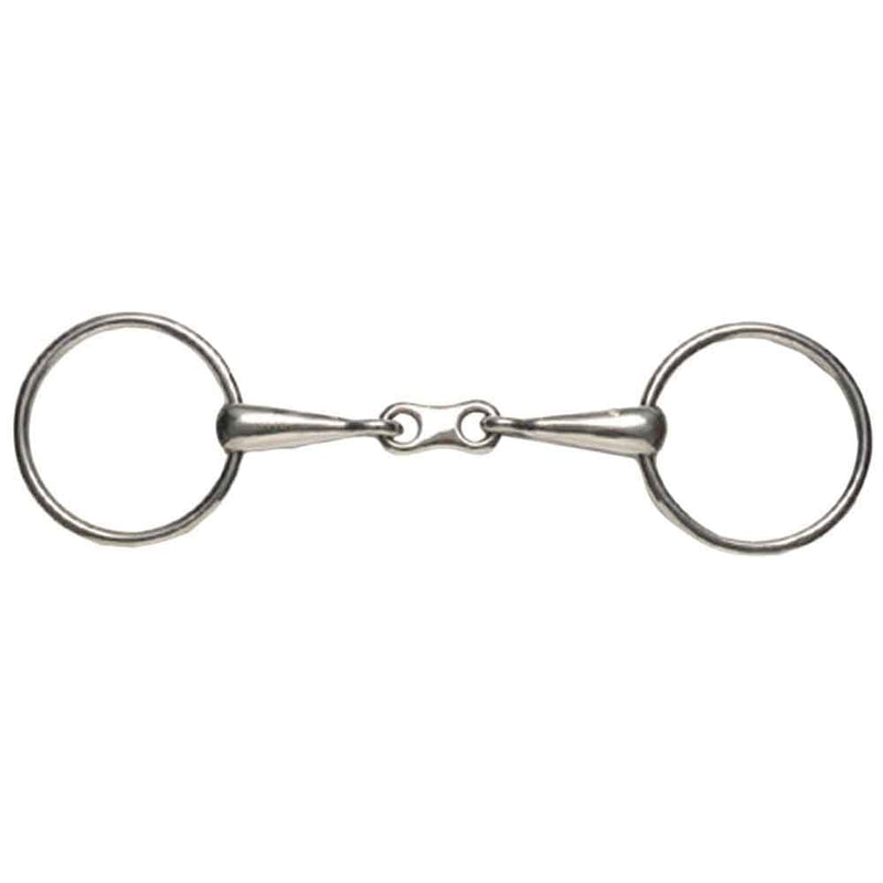 Loose Ring Solid French Link Bit, 10mm - Vision Saddlery