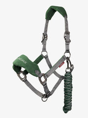 LeMieux Vogue Headcollar and Leadrope - HUNTER GREEN - Vision Saddlery