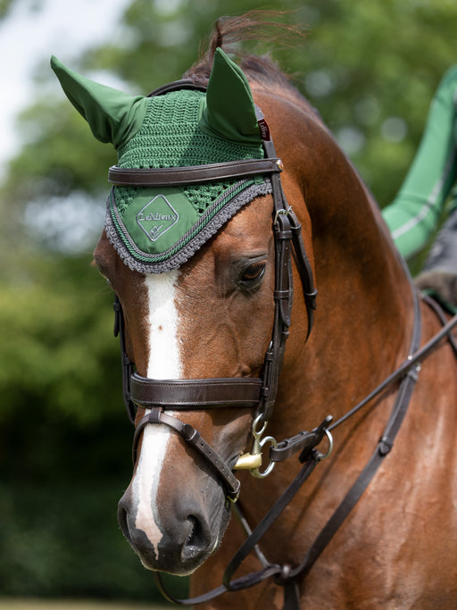 LeMieux Classic Fly Hood - HUNTER GREEN - Vision Saddlery