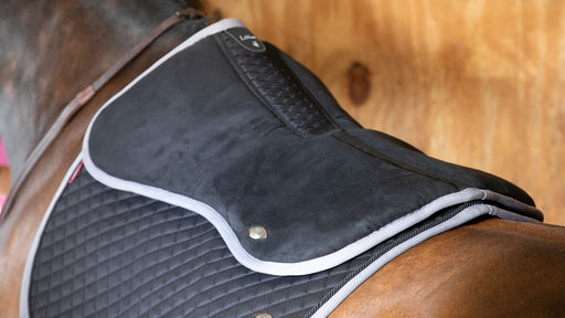 LeMieux Wither Relief Memory Foam Half Pad - BLACK - Vision Saddlery