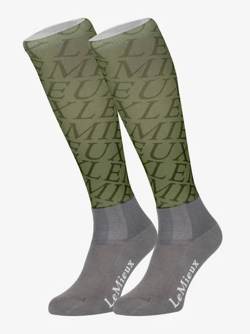 LeMieux Footsie Socks - MOSS FLEUR - Vision Saddlery
