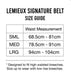LeMieux Signature Leather Belt - BLACK - Vision Saddlery
