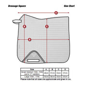 LeMieux Loire Dressage Saddle Pad - BLACK - Vision Saddlery