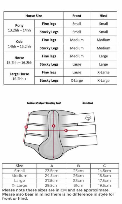 LeMieux Fleece Edge Mesh Brushing Boots - 2 Colours - Vision Saddlery