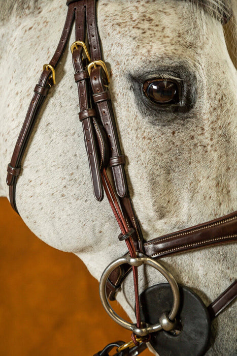 Dy'on D Collection Gag Cheek Pieces - Vision Saddlery