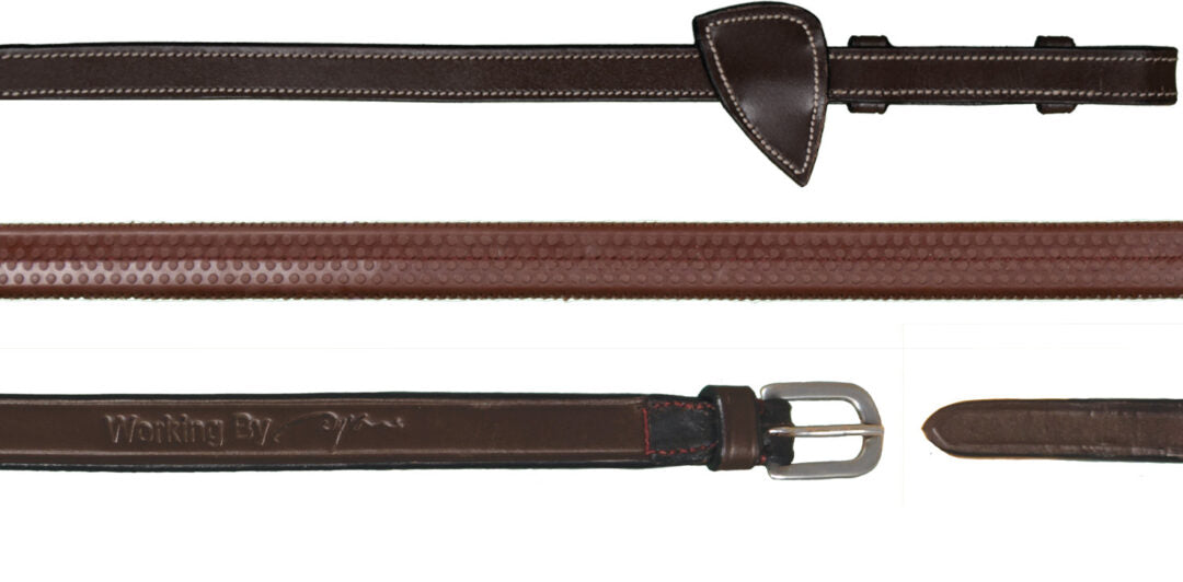 Dy'on Working Collection Rubber Reins - 2 Colours - Vision Saddlery