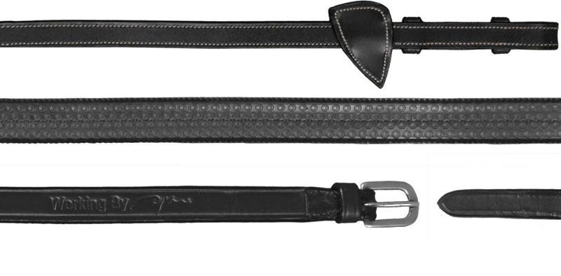 Dy'on Working Collection Rubber Reins - 2 Colours - Vision Saddlery