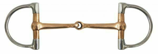 Copper D Ring Snaffle  Bit - Vision Saddlery