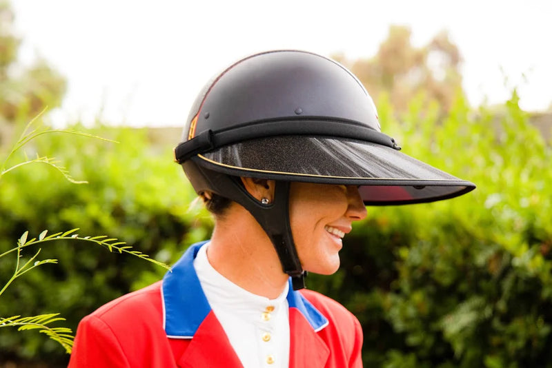 Soless Visor - GOLD - Vision Saddlery