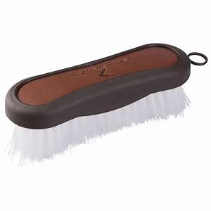 Horze Maddox Leather Handle Face Brush - Vision Saddlery