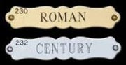 Nameplate, Plate #230 and #232 - Vision Saddlery