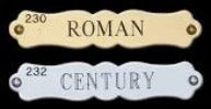 Nameplate, Plate #230 and #232 - Vision Saddlery
