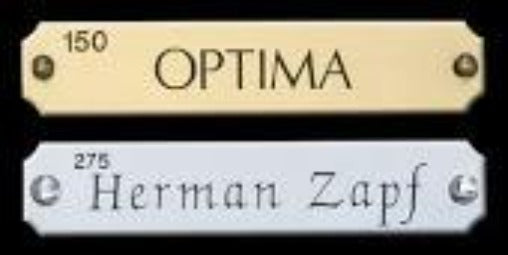 Classic Plate, Plate #150 and #275 - Vision Saddlery