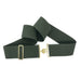 Bedford Jones Belt - Army Green w/ Gold Surcingle 2.0" - Vision Saddlery