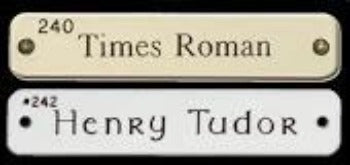 Elegant Plate, Plate #240 and #242 - Vision Saddlery