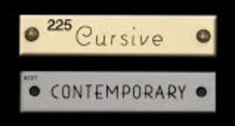 Traditional Girth Plate, Plate #225 and #227 - Vision Saddlery