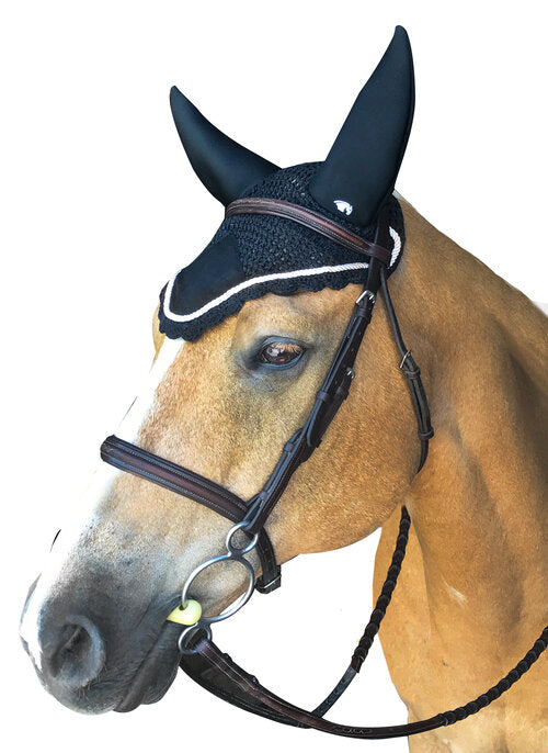 Plughz Sound Off Rounded Ear Net - 2 colours - Vision Saddlery